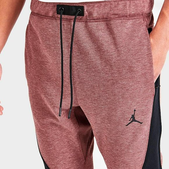 Jordan Dri-Fit Air Statement Fleece Pants (Coral/Black). Brand New. Mens Size XL - Picture 5 of 8